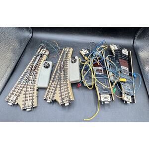 4 Vintage Marklin 3600 MW Electric Train Track Switches - 2 Pair -#42